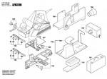 Bosch 0 601 593 003 Gho 31-82 Portable Planer 230 V / Eu Spare Parts